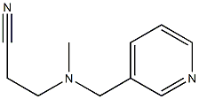 3-[methyl(pyridin-3-ylmethyl)amino]propanenitrile 구조식 이미지