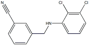 3-{[(2,3-dichlorophenyl)amino]methyl}benzonitrile 구조식 이미지