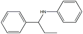 N-(1-phenylpropyl)aniline 구조식 이미지