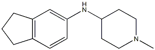 N-(2,3-dihydro-1H-inden-5-yl)-1-methylpiperidin-4-amine 구조식 이미지