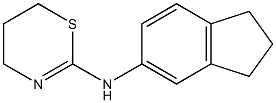 N-(2,3-dihydro-1H-inden-5-yl)-5,6-dihydro-4H-1,3-thiazin-2-amine Structure