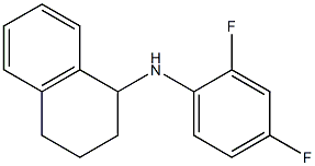 N-(2,4-difluorophenyl)-1,2,3,4-tetrahydronaphthalen-1-amine 구조식 이미지