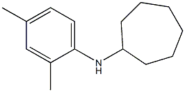 N-(2,4-dimethylphenyl)cycloheptanamine 구조식 이미지