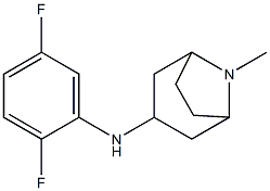 N-(2,5-difluorophenyl)-8-methyl-8-azabicyclo[3.2.1]octan-3-amine 구조식 이미지