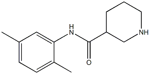 N-(2,5-dimethylphenyl)piperidine-3-carboxamide 구조식 이미지