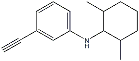 N-(2,6-dimethylcyclohexyl)-3-ethynylaniline Structure