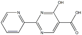 2-pyridyl-4-hydroxy-5-pyrimidinecarboxylic acid Structure