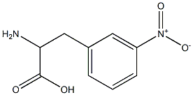 3-nitro-DL-phenylalanine 구조식 이미지