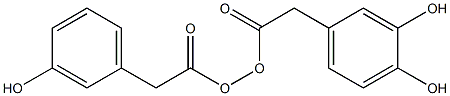 3,4-DIHYDROXYPHENYLACETIC ACID 3,4-dihydroxyphenylacetic acid standard 구조식 이미지