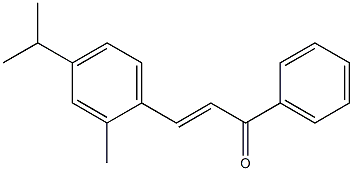 4Isopropyl-2-MethylChalcone 구조식 이미지