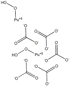 Dioxyplutonium(VI) carbonate 구조식 이미지