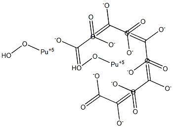 Dioxyplutonium(VI) oxalate 구조식 이미지