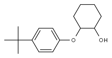 2-(p-tert-Butylphenoxy)cyclohexanol Structure