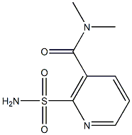 2-Aminosulfonyl-N,N-dimethylnicotinamide 구조식 이미지