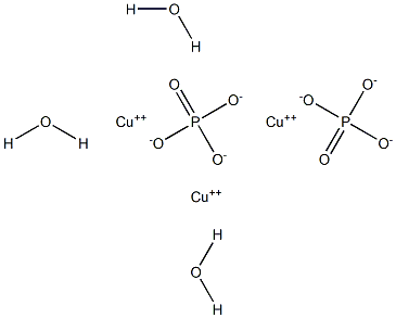 Cupric phosphate trihydrate 구조식 이미지