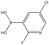 2-Fluoro-5-chloropyridine-3-boronic acid Structure