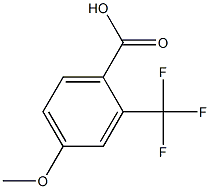 4-Methoxy-2-(trifluoromethyl)benzoic acid 구조식 이미지