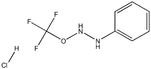 2-(Trifluoromethoxy)phenylhydrazine hydrochloride Structure