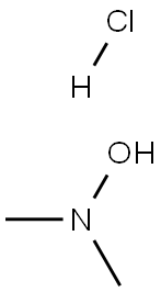 Dimethylhydroxylamine hydrochloride 구조식 이미지