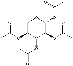 1,2,3,4-Tetra-O-acetyl-b-L-xylopyranose Structure