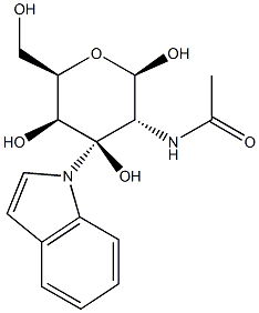 3-Indolyl2-acetamido-2-deoxy-b-D-galactopyranoside Structure