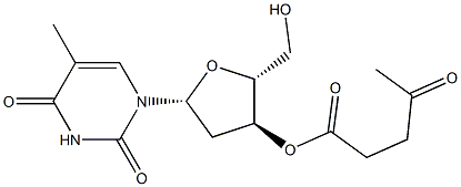 3'-O-Levulinoyl-thymidine Structure