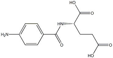 p-Aminobenzoyl Glutamic Acid 구조식 이미지