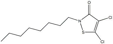 4,5-Dichloro-N-Octyl-4-Isothiazolin-3-One 구조식 이미지