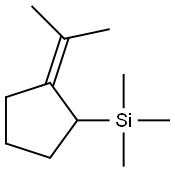 Cyclopentane, 1-isopropylidene-2-trimethylsilyl- Structure