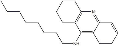 N-octyl-1,2,3,4-tetrahydro-9-aminoacridine Structure