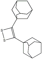 3,4-bis(1-adamantyl)-1,2-dithiete 구조식 이미지