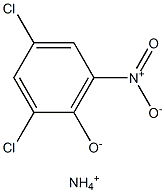 ammonium 2,4-dichloro-6-nitrophenate 구조식 이미지