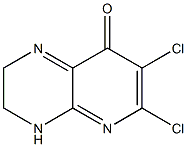 2,3-dihydro-6,7-dichloropyrido(2,3-b)pyrazine-8-oxide 구조식 이미지