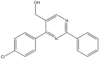 (4-chlorophenyl)phenyl-5-pyrimidinemethanol Structure