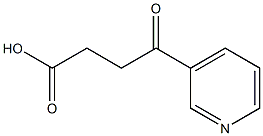 4-oxo-4-(3-pyridyl)butanoic acid 구조식 이미지