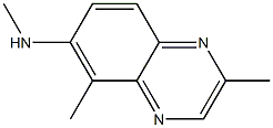 2,5-DIMETHYL-6-METHYL-AMINOQUINOXALINE 구조식 이미지
