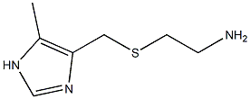 2((4-METHYL-5-IMIDAZOLYL)METHYLTHIO)ETHYLAMINE Structure