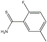 2-FLUORO-5-METHYL-THIOBENZAMIDE 구조식 이미지