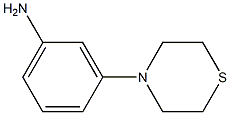 3-(THIOMORPHOLIN-4-YL)PHENYLAMINE 구조식 이미지