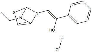 Ethylimino-3-(ALPHA.-hydroxystyryl)thiazoline hydrochloride Structure