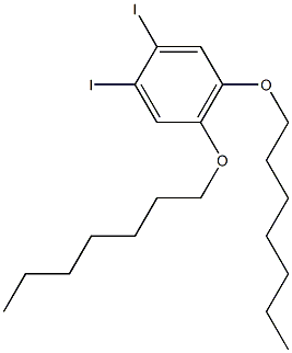 1,2-DIIODO-4,5-(DIHEPTYLOXY)BENZENE Structure