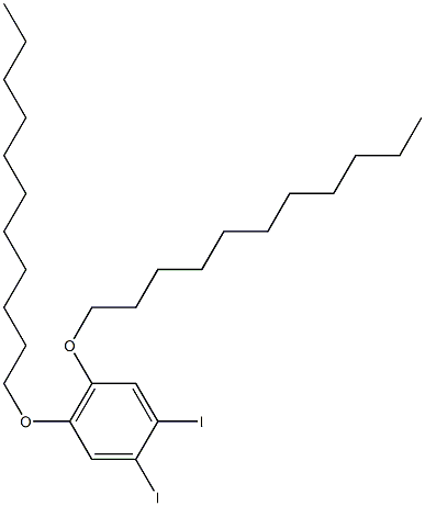 1,2-DIIODO-4,5-(DIUNDECYLOXY)BENZENE Structure