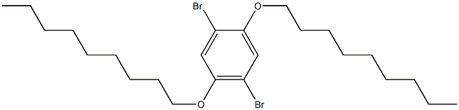 1,4-DIBROMO-2,5-DI(NONYLOXY)BENZENE 구조식 이미지