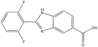 2-(2,6-Difluorophenyl)-1H-benzimidazole-5-carboxylic acid Structure