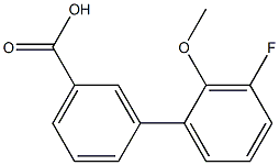 3-(3-Fluoro-2-methoxyphenyl)benzoic acid Structure