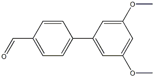 4-(3,5-Dimethoxyphenyl)benzaldehyde 구조식 이미지