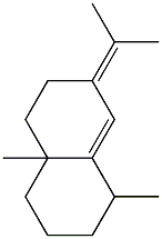 1,4a-dimethyl-7-propan-2-ylidene-1,2,3,4,5,6-hexahydronaphthalene Structure