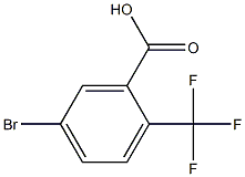 2-(Trifluoromethyl)-5-bromobenzoic acid 구조식 이미지