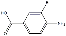 3-Bromo-4-aminobenzoic acid Structure
