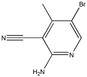 2-Amino-5-bromo-4-methylpyridine-3-carbonitrile Structure